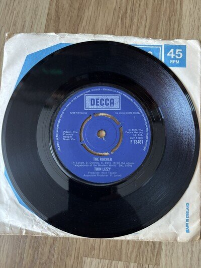 THIN LIZZY ~ The Rocker / Whisky In The Jar 2x UK 7" Singles 1972/3 ~ EX+++