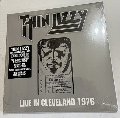 Thin Lizzy - Live In Cleveland 1976 New & Sealed RSD 2026 2xLP
