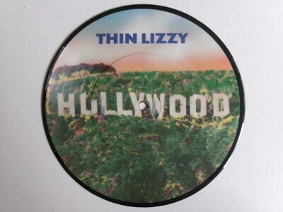 THIN LIZZY HOLLYWOOD PHONOGRAM LIZ PD 10 PHIL LYNOTT HARD ROCK PICTURE DOWN