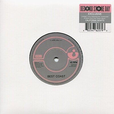 BEST COAST - LATE 20S / BIGGER MAN - Vinyl Record 7Inch - N600z