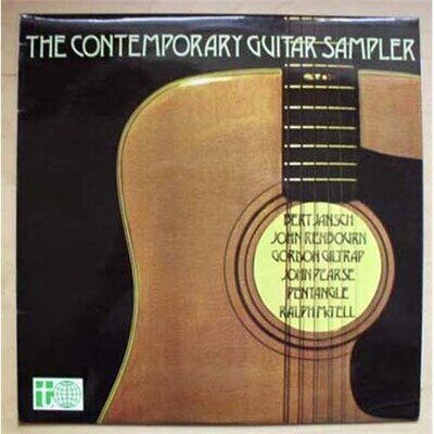 VARIOUS FOLK CONTEMPORARY GUITAR SAMPLER LP 1969 BERT JANSCH/JOHN RENBOURN/GORDO