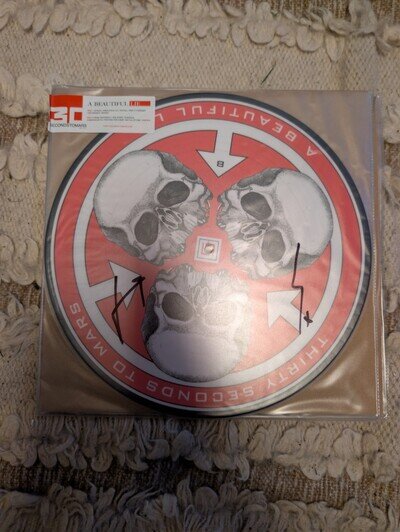 Thirty Seconds To Mars: A Beautiful Lie *SIGNED* 2X Picture Disc 12" LP Vinyl