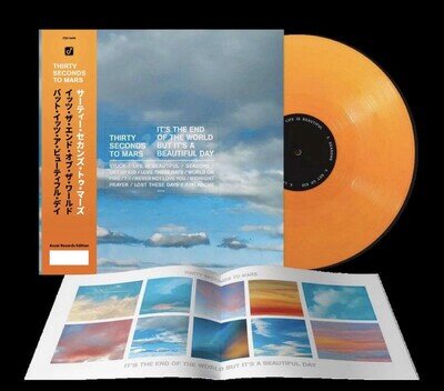 Thirty Seconds To Mars - It's The End Of The Vinyl World LP Vinyl Obi Edt Print