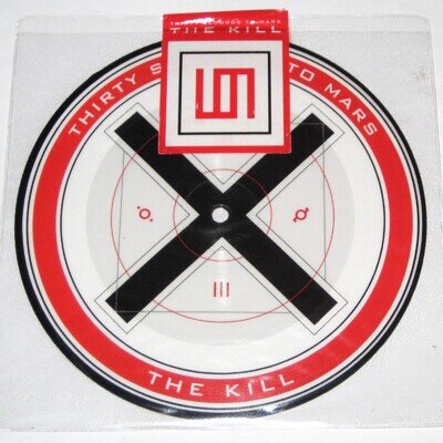 30 SECONDS TO MARS The Kill 7" UK Picture Disc 45 # 0089 Sealed 2007 07 Pic Disk