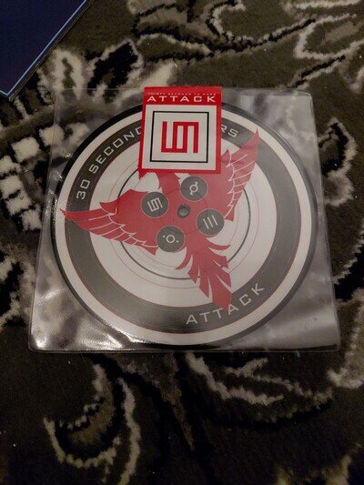 THIRTY SECONDS TO MARS Attack LTD EDITION NUMBERED (422)new MINT 7” Picture Disc