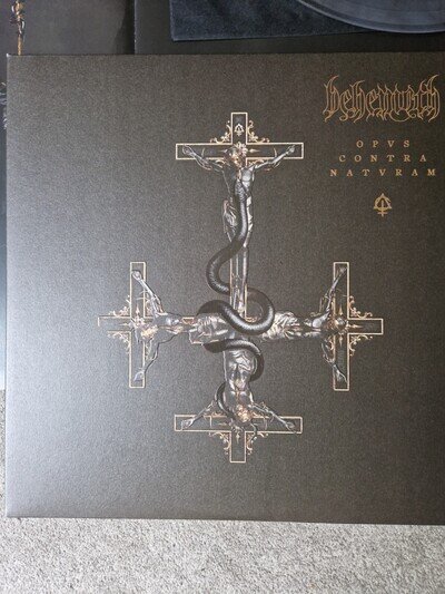 BEHEMOTH - OPVS CONTRA NATVRAM - GREY SWIRL VINYL - MINT CONDITION - GATEFOLD