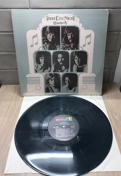 Vinyl LP Three Dog Night - Harmony VG/VG 1972 ABC records Re-issue Soft Rock