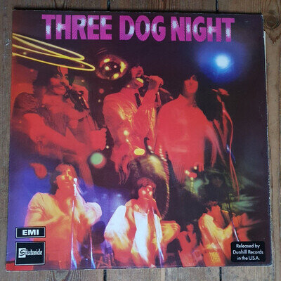 Three Dog Night Vinyl LP, 1968, SSL 5006, Stateside/EMI, Play-Tested
