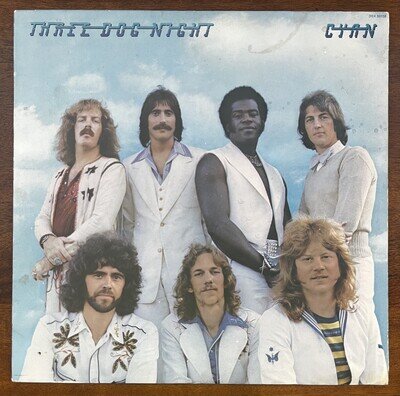 Three Dog Night "Cyan" UK 1973 12" US Dunhill Vinyl LP Record EX/VG+