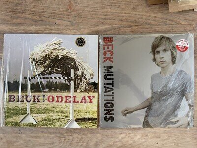 Beck Odelay LP Vinyl Bong Load Custom plus Beck Mutations limited editions