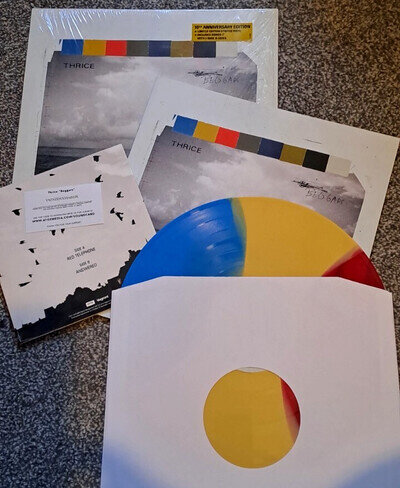 Thrice - Beggars, Limited Edition Blue/Yellow/Red Coloured Vinyl & 7 Inch NEW