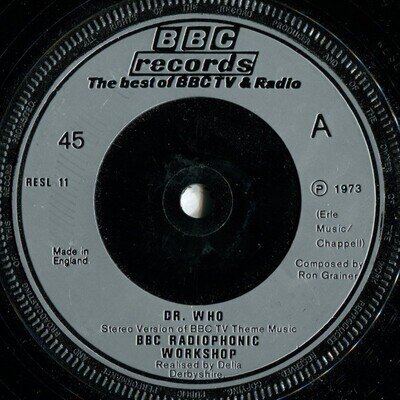 BBC Radiophonic Workshop - Doctor Who (7", Single, RP, Sil) (Near Mint (NM or M-