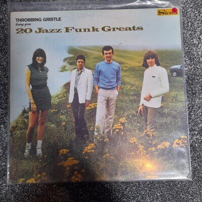 THROBBING GRISTLE 20 JAZZ FUNK GREATS MUTE reissue from 1983. very good VINYL