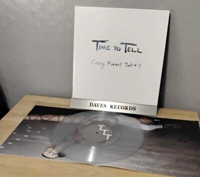 COSEY FANNI TUTTI Time To Tell UK CLEAR VINYL 2017 Reissue Throbbing Gristle NM