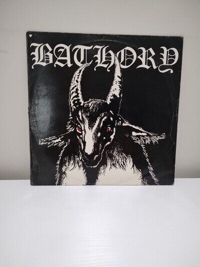 Bathory Self-Titled Vinyl Album 1984 2nd Press With Insert. Collectable VG