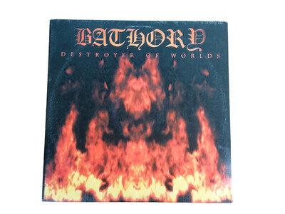Bathory Destroyer Of Worlds Vinyl LP 2001 Black Mark Production – BMLP666-15