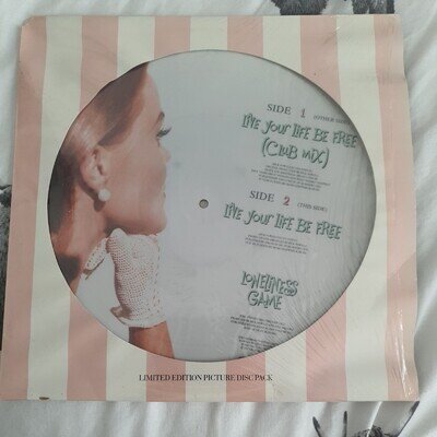 BELINDA CARLISLE LiveYour Life Be Free 12" UK LTD ED PICTURE DISC 1991 VG+
