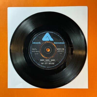 Bay City Rollers, Dance, Dance, Dance, 7" Vinyl Single Record
