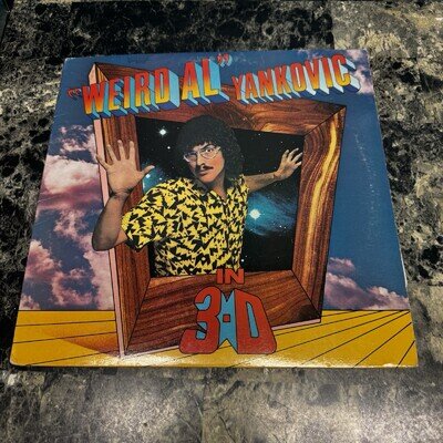 Weird Al Yankovic in 3D Vinyl LP 1984 TWO RECORDS IN EXCELLENT CONDITION