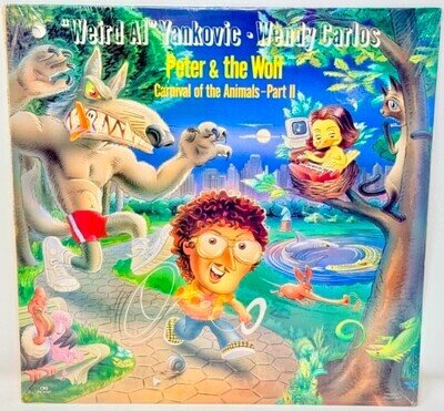 RARE 1988 SEALED OG US - “Weird Al” Yankovic - Peter & The Wolf Vinyl Record LP