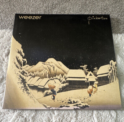 Weezer - Pinkerton DGC 1996 12" Blue Coloured Vinyl LP Record