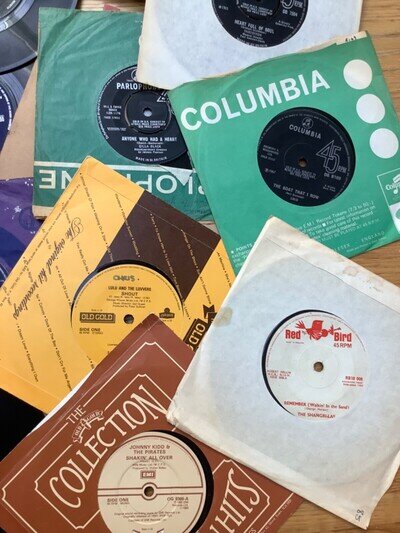 20 x 1960s 7 inch vinyl JOB LOT. Superb selection. See description.
