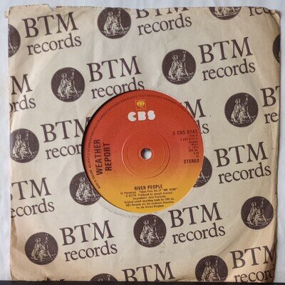 Weather Report - "River People" - 7" Vinyl Single CBS6743 1978 - A1/B1 - VG+