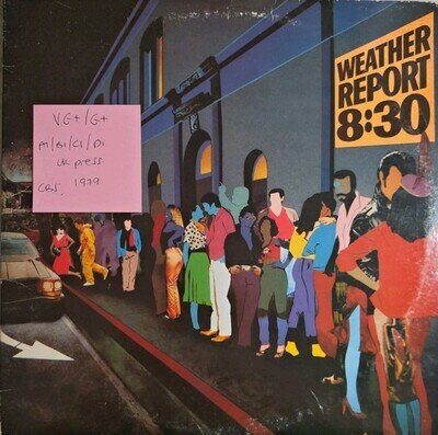 Weather Report 8:30 Vinyl Record VG+/G+ CBS88455 1979