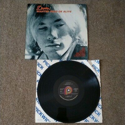 Warren Zevon Wanted Dead Or Alive LP (1970) US RE A/B1 1979 Pickwick Vinyl VG+