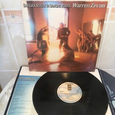Warren Zevon Bad Luck Streak In Dancing School Germany 33rpm LP Very Good+