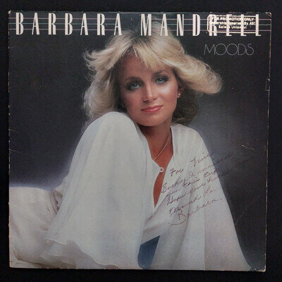 Barbara Mandrell - Moods Vinyl LP 1978 VG+ ABC Records AY-1088 Signed promo copy