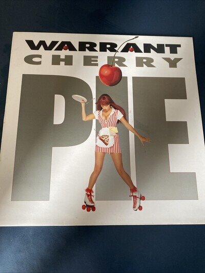 Warrant - Cherry Pie Album LP Vinyl Record Origian CBS Issue