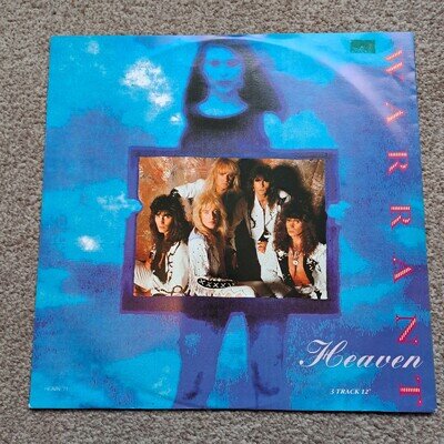 Warrant - Heaven 12" Vinyl Single Record.