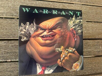Warrant Dirty Rotten Filthy Stinking Rich Original 1st Press Vinyl