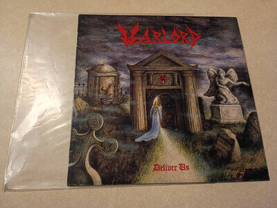 Warlord Deliver Us Vinyl 1983 Metal Blade Records MBR 1005 includes Insert!