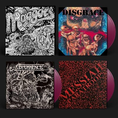 Abhorrence 'Maggots: Original Artyfacts..' 3x7" Colour Vinyl - Rel June 12 2026