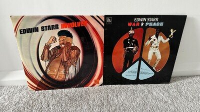 EDWIN STAR - Involved/War & Peace - 2 x UK 1st LP 70's Lot ~MOTOWN SOUL~ VG+/VG