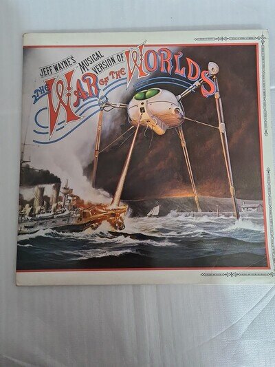 Jeff Wayne - War Of The Worlds Double Vinyl LP UK Press 1978 VG+, VG Booklet