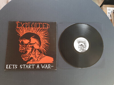 THE EXPLOITED - LET'S START A WAR SAID MAGGIE ONE DAY 1983 UK 12" VINYL RECORD