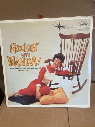WANDA JACKSON ROCKIN WITH WANDA, 1981 FRENCH REPRESS, 2C06882098, VG+