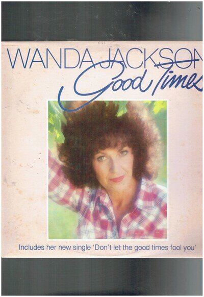 WANDA JACKSON GOOD TIMES 1980 VINYL ALBUM