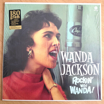 Wanda Jackson Rockin' With Wanda LP (Waxtime 771825) 2012 Reissue PLAYED EX
