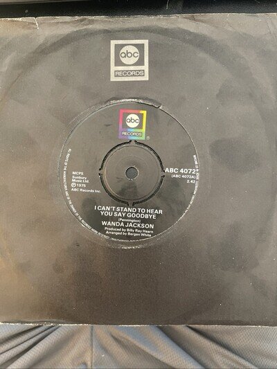 Wanda Jackson I Can’t Stand To Hear You Say Goodbye