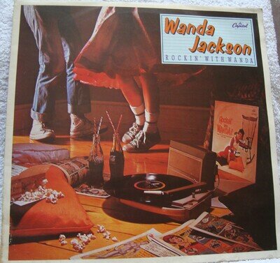 WANDA JACKSON ROCKIN' WITH WANDA VINYL LP Capitol CAPS1007