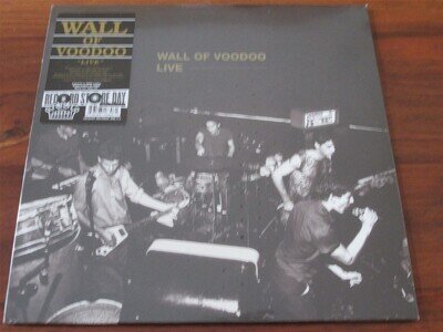 WALL OF VOODOO - LIVE - JACKPOT RECORDS BLACK ICE COLOR VINYL