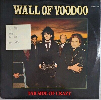 Wall Of Voodoo Far Side Of Crazy Vinyl Record VG+/VG IRMR111 1986