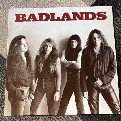 Badlands . BADLANDS LP Rare Original 1989 1st Press VG+ / VG+