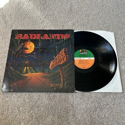 Badlands – Voodoo Highway Vinyl Record FIRST EUROPEAN Pressing 1991 Jake E. Lee
