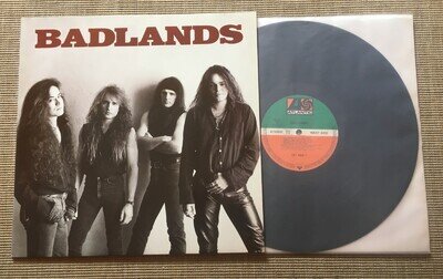 BADLANDS S/T LP 1989 GERMANY ATLANTIC/TITANIUM 781966-1 1st Alsdorf A2B2 SUPERB