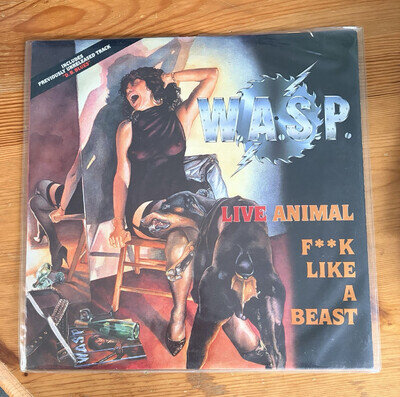 W.A.S.P. Live Animal (F**k Like a Beast) 1988 MFN Single 12 KUT 109